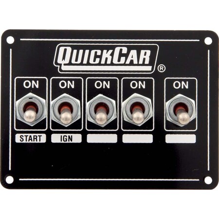 Powerhouse Extreme Single Ignition Panel with Accessory Switches PO3607056